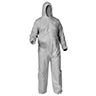 KLC-38938KC2                   COVERALL LARGE HOOD,ELASTIC, ZIPPER (25CS) f